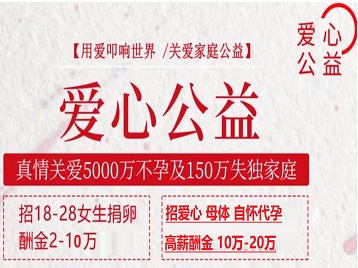 迎泽捐卵助孕生子 爱心志愿者招募